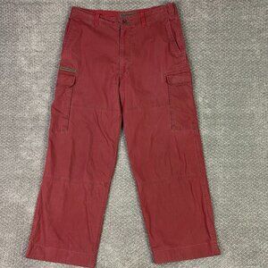 Vintage 90s Y2K Abercrombie & Fitch Cargo Pants Men's Medium Wide Leg Baggy